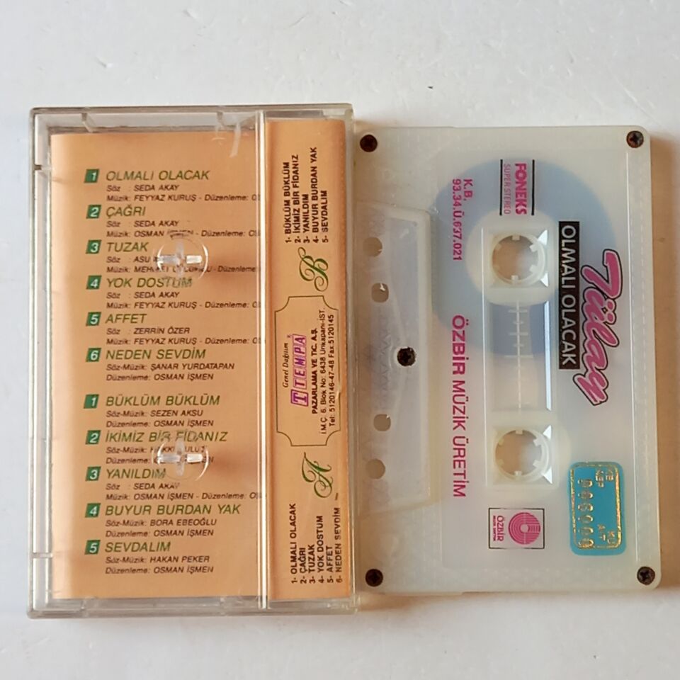 TÜLAY - OLMALI OLACAK (1993) - KASET 2.EL