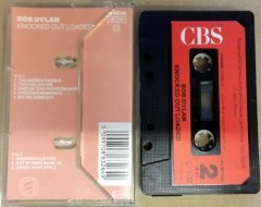 BOB DYLAN - KNOCKED OUT LOADED CHROME CASSETTE 1986 MADE IN HOLLAND ''USED''