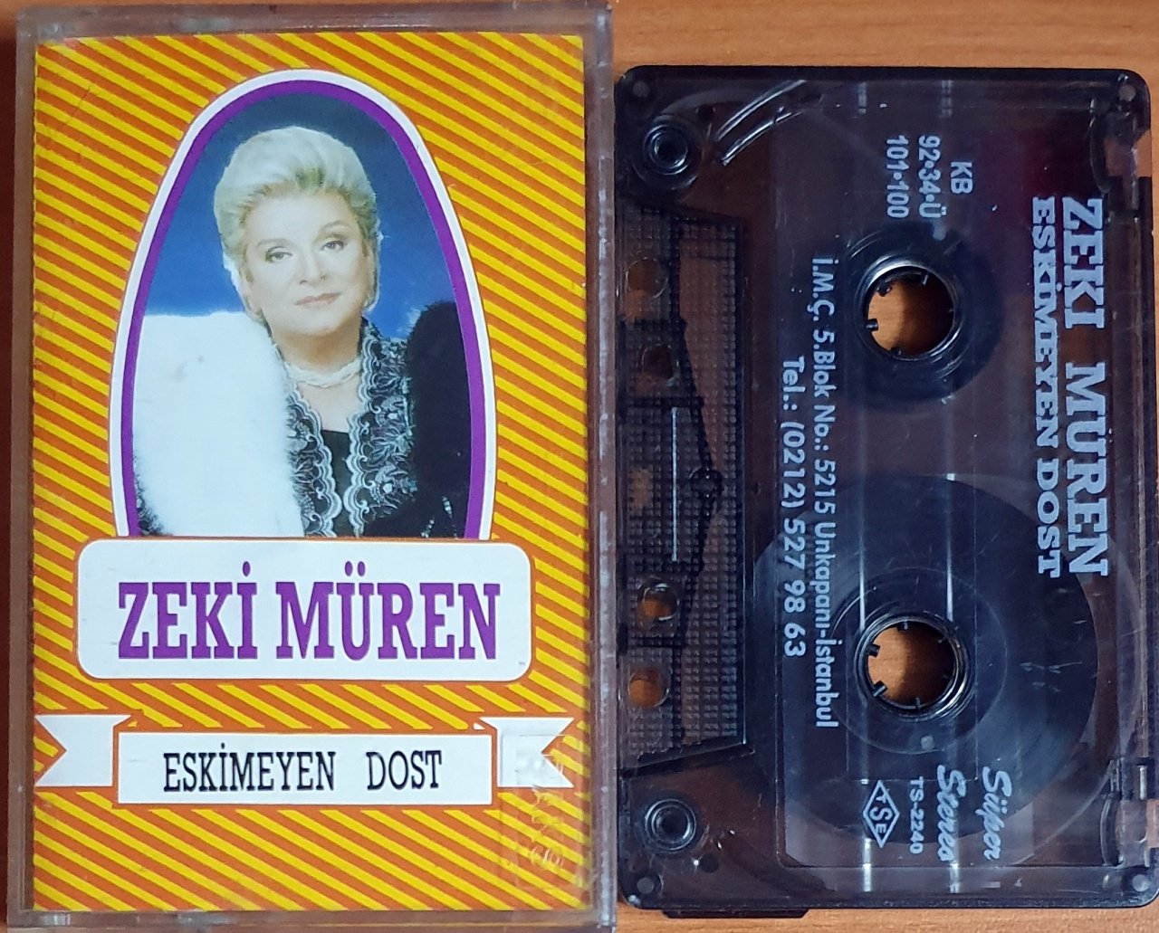 ZEKİ MÜREN - ESKİMEYEN DOST (1992) - KASET 2.EL