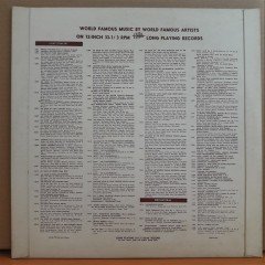 AN HOUR OF BEAUTIFUL MELODIES ''LIS'NIN' MUSIC'' - ROYALE CONCERT ORCHESTRA (1952) - LP 2.EL PLAK