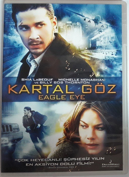 KARTAL GÖZ - EAGLE EYE - SHIA LABEOUF - BILLY BOB THORNTON - DVD 2.EL
