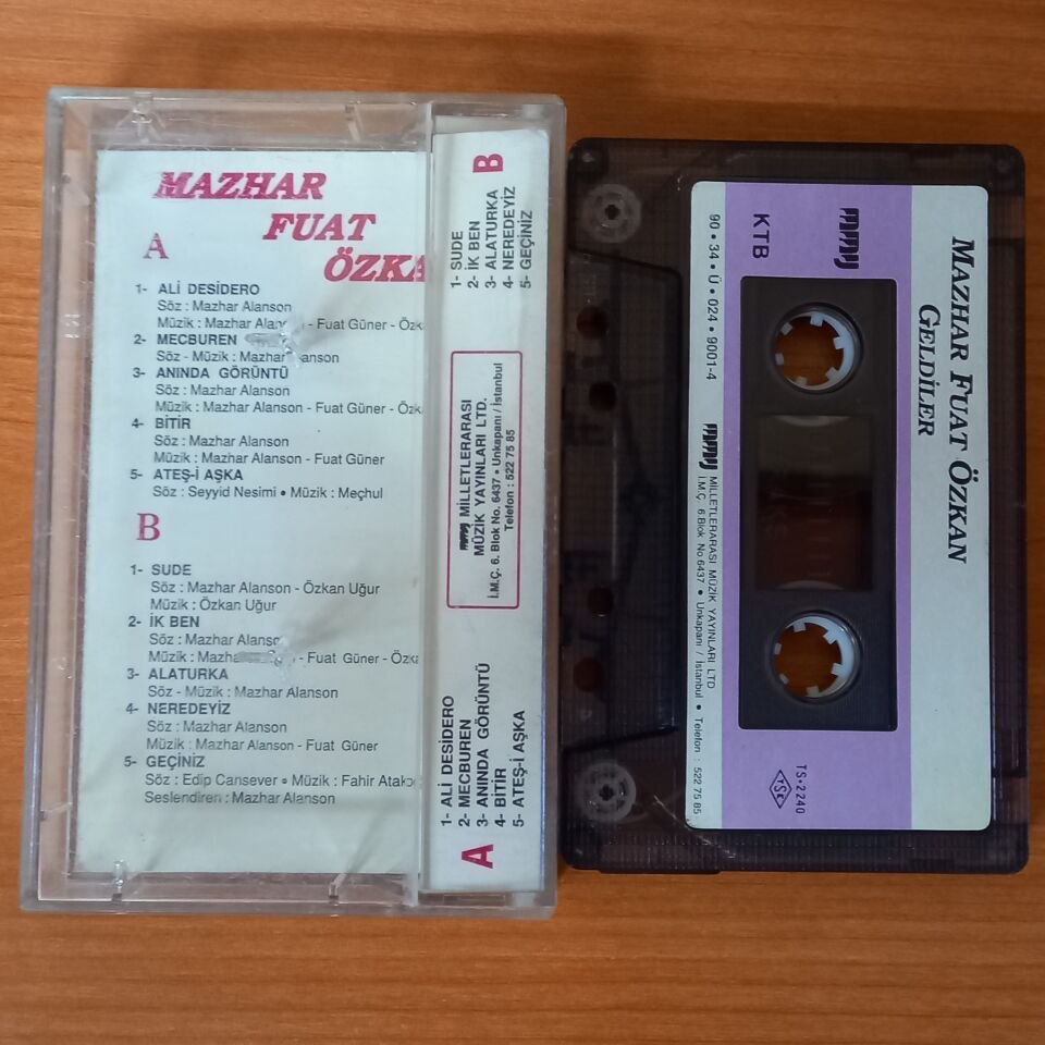 MAZHAR FUAT ÖZKAN - GELDİLER (1990) - KASET 2.EL