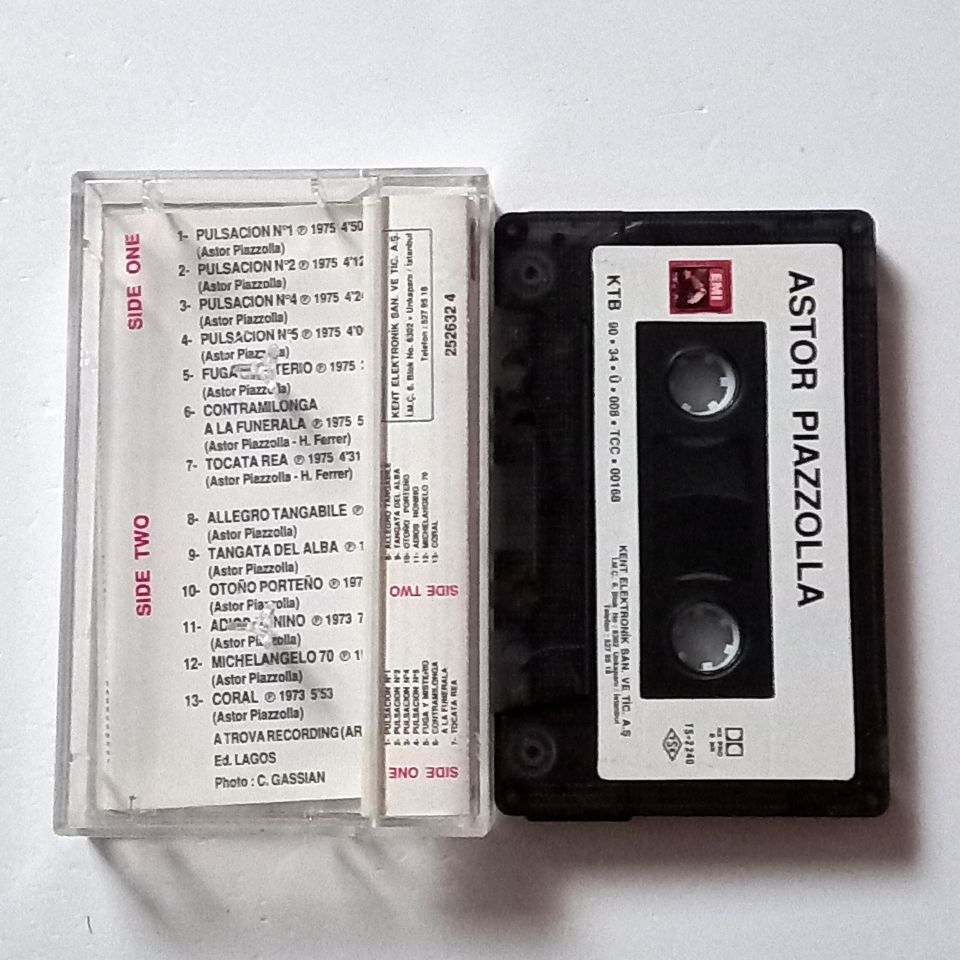 ASTOR PIAZZOLLA - PULSACION / OTONO PORTENO / ADIOS NONINO (1990) - KASET 2.EL