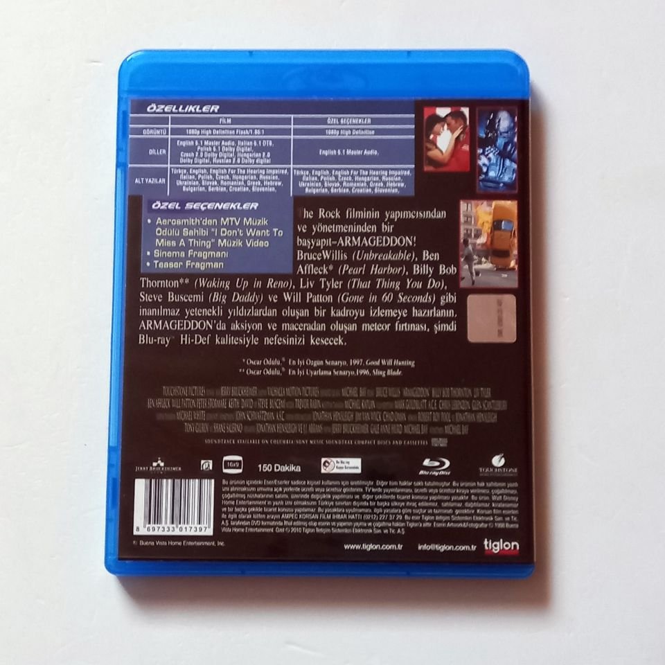 ARMAGEDDON - BRUCE WILLIS, BEN AFFLECK, LIV TYLER - YÖN.: MICHAEL BAY - BLU-RAY 2.EL