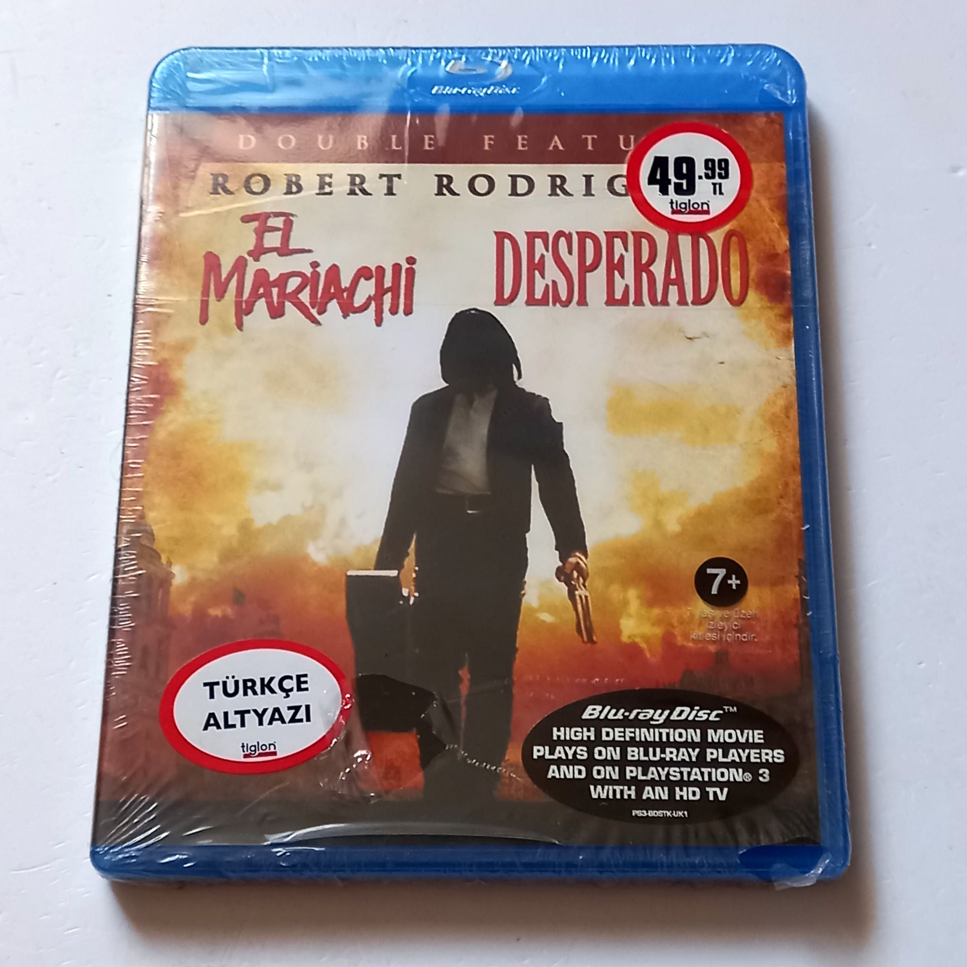 EL MARIACHI / DESPERADO - CARLOS GALLARDO CONSUELO GOMEZ / ANTONIO BANDERAS, SALMA HAYEK- YÖN.: ROBERT RODRIGUEZ - BLU-RAY SIFIR
