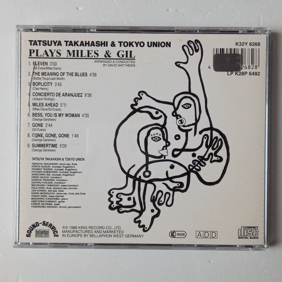 TATSUYA TAKAHASHI & TOKYO UNION – PLAYS MILES & GIL (1988) - CD 2.EL