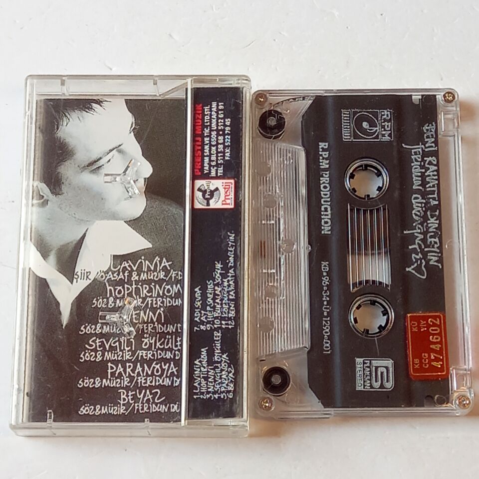 FERİDUN DÜZAĞAÇ - BENİ RAHATTA DİNLEYİN (1996) - KASET 2.EL