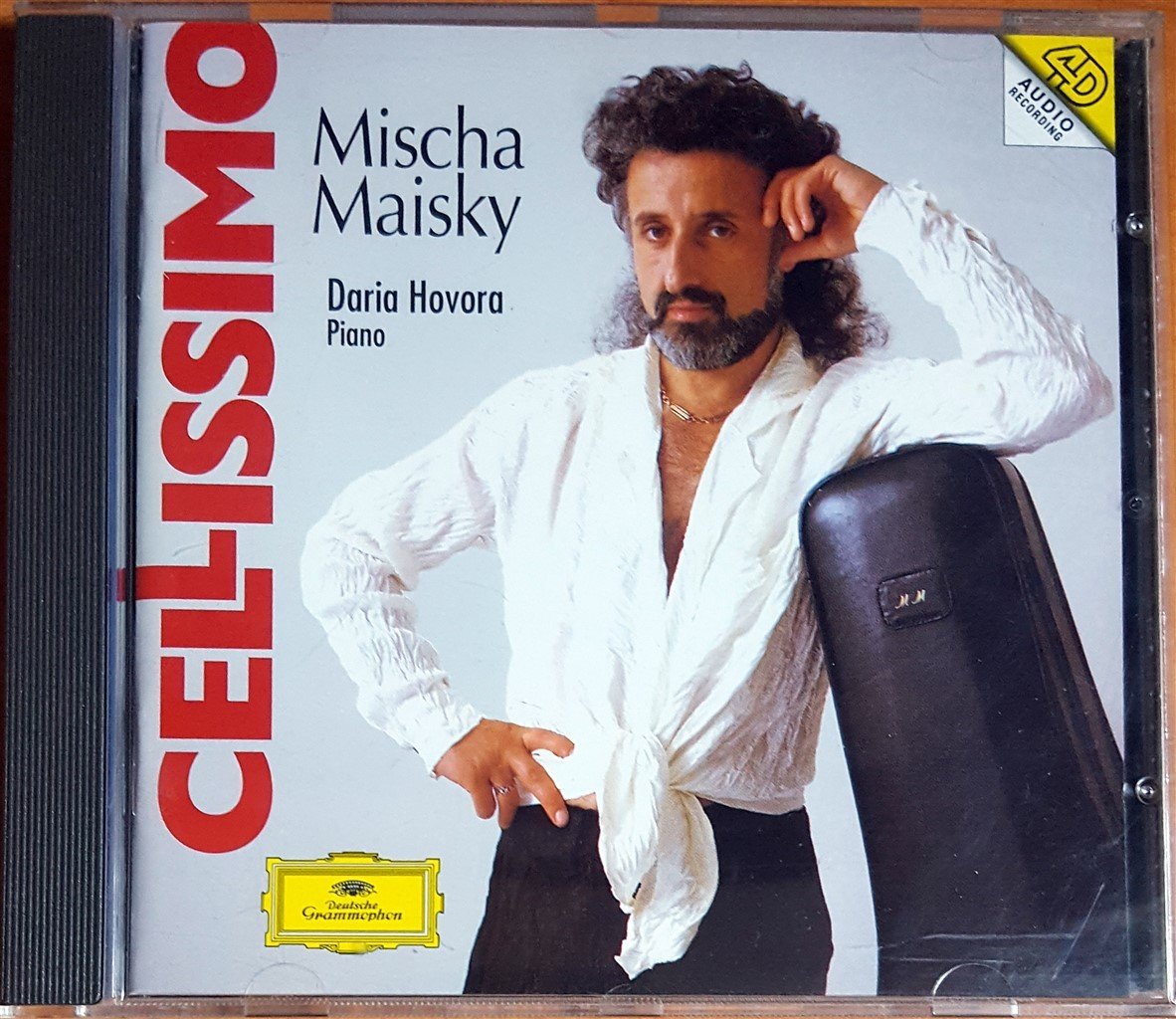 CELLISSIMO / MISCHA MAISKY, DARIA HOVORA / BACH, CHOPIN, DEBUSSY, SCHUBERT, SCHUMANN (1994) DEUTSCHE GRAMMOPHON CD 2.EL