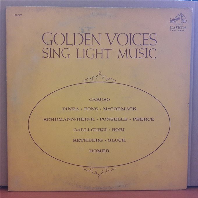 GOLDEN VOICES SING LIGHT MUSIC (1962) - LP 2.EL PLAK