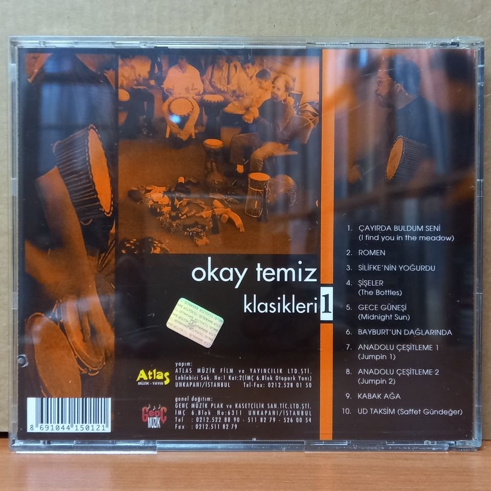 OKAY TEMİZ - OKAY TEMİZ KLASİKLERİ 1 (2001) - CD 2.EL