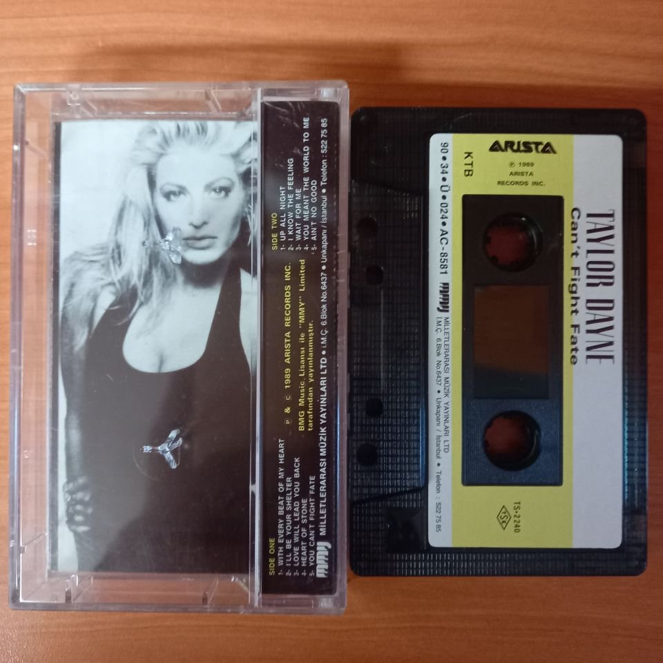TAYLOR DAYNE - CAN'T FIGHT FATE (1990) - KASET 2.EL