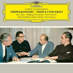 BEETHOVEN: TRIPLE CONCERTO, GEZA ANDA, WOLFGANG SCHNEIDERHAN, PIERRE FOURNIER, RADIO-SYMPHONIE-ORCHESTER BERLIN, FERENC FRICSAY - PLAK SIFIR
