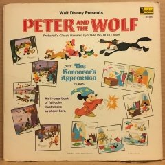 PETER AND THE WOLF, STERLING HOLLOWAY WALT DISNEY 2.EL PLAK