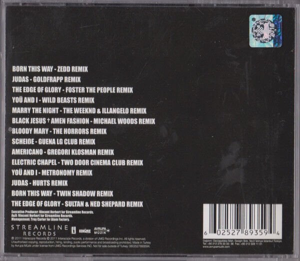 LADY GAGA – BORN THIS WAY / THE REMIX (2011) - CD AMBALAJINDA SIFIR