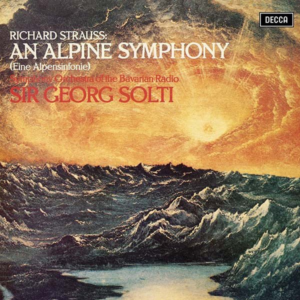 RICHARD STRAUSS - AN ALPINE SYMPHONY / GEORGE SOLTI (1980) - LP DECCA PURE ANALOG 180GR 2026 NUMBERED LIMITED EDITION AUDIOPHILE PRESSING SIFIR PLAK