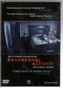 PARANORMAL ACTIVITY - OREN PELI - DVD 2.EL
