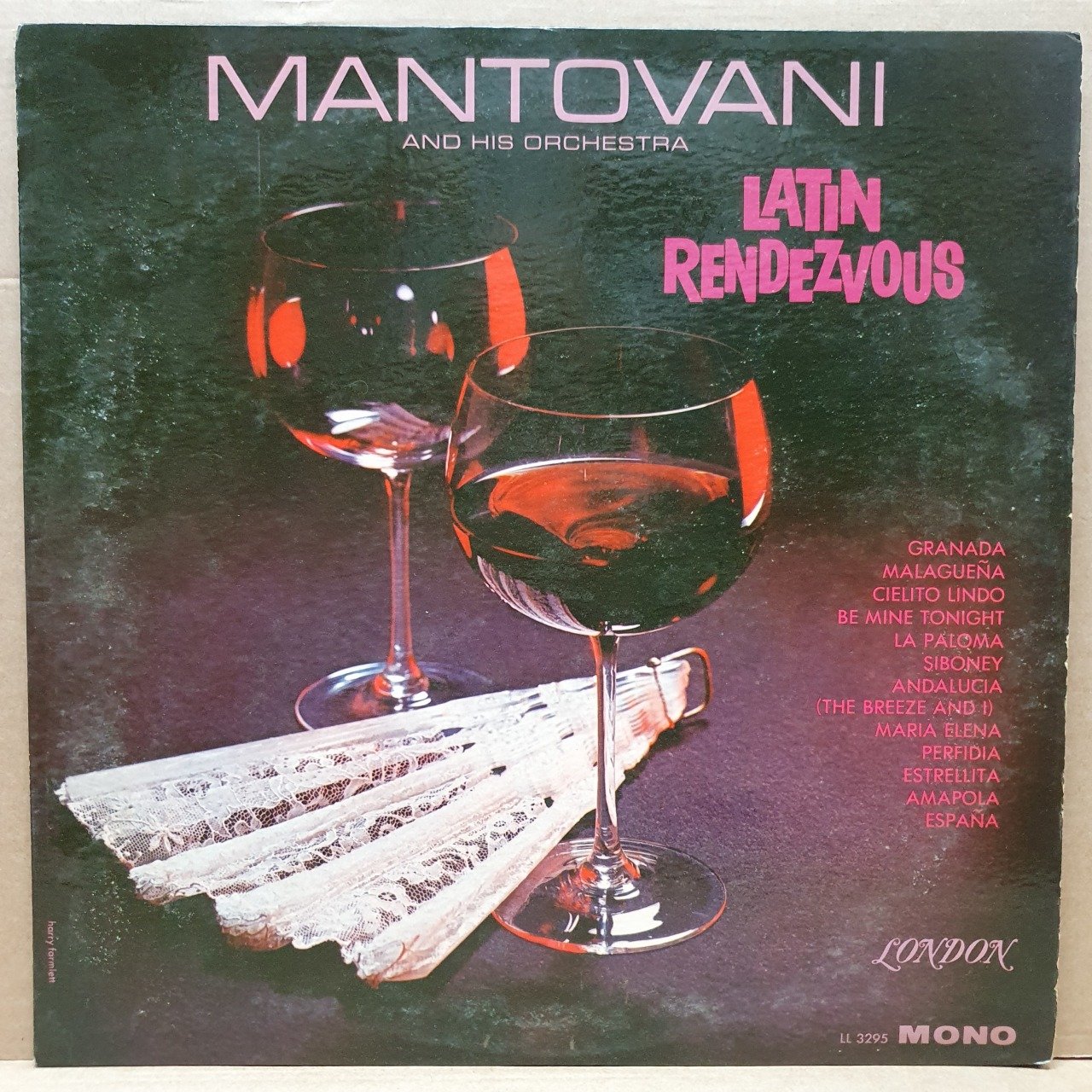MANTOVANI AND HIS ORCHESTRA - LATIN RENDEZVOUS (1963) - LP 2.EL PLAK