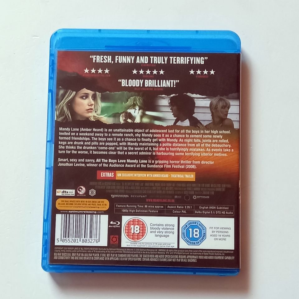 ALL THE BOYS LOVE MANDY LANE - AMBER HEARD, MICHAEL WELCH, ANSON MOUNT - YÖN.: JONATHAN LEVINE - BLU-RAY 2.EL BÖLGE B TÜRKÇE ALTYAZI YOKTUR