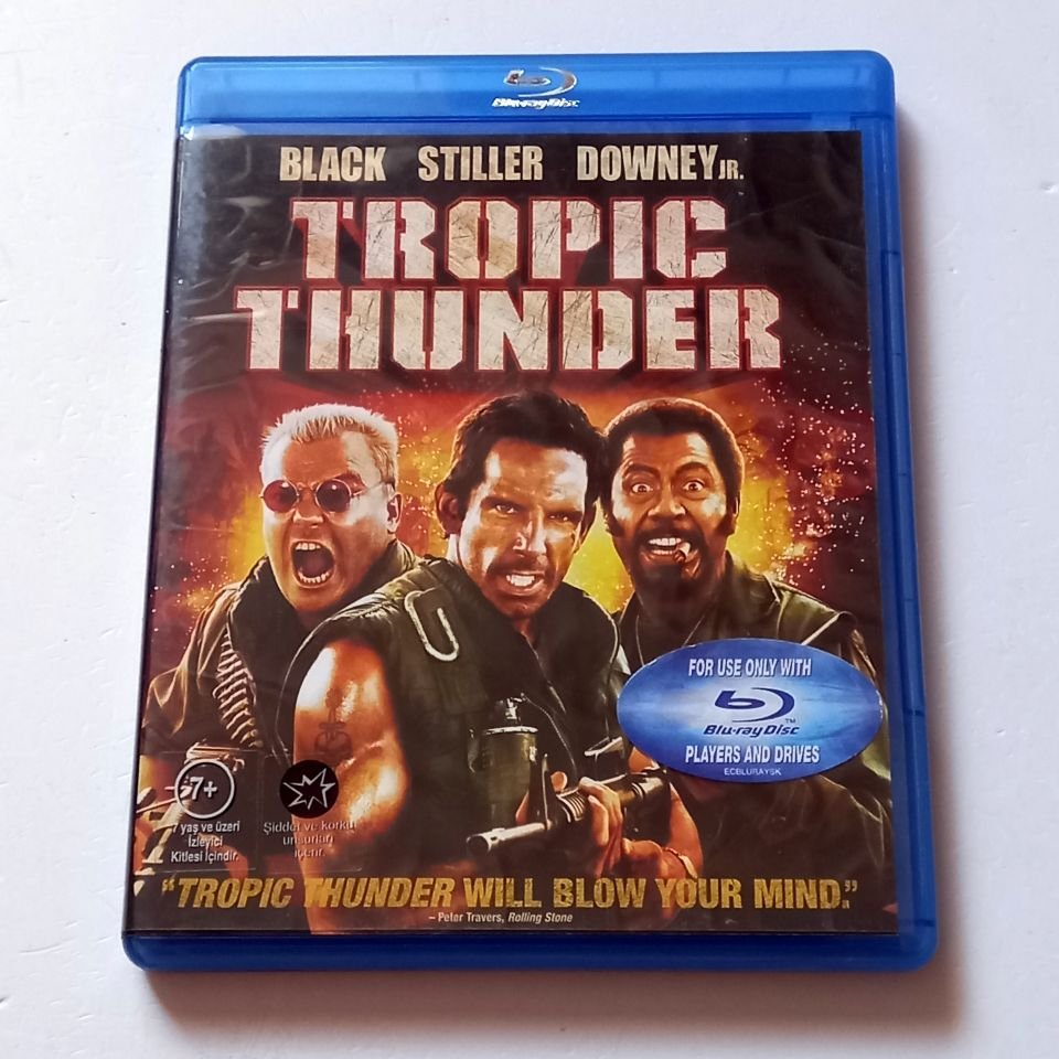 TROPIC THUNDER - BEN STILLER, JACK BLACK, ROBERT DOWNEY JR. - YÖN.: BEN STILLER - BLU-RAY 2.EL