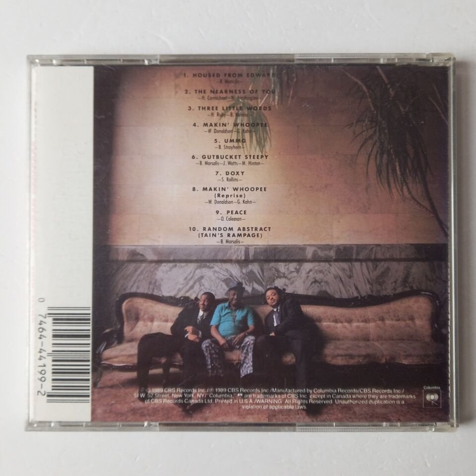 BRANFORD MARSALIS – TRIO JEEPY (1989) - CD 2.EL