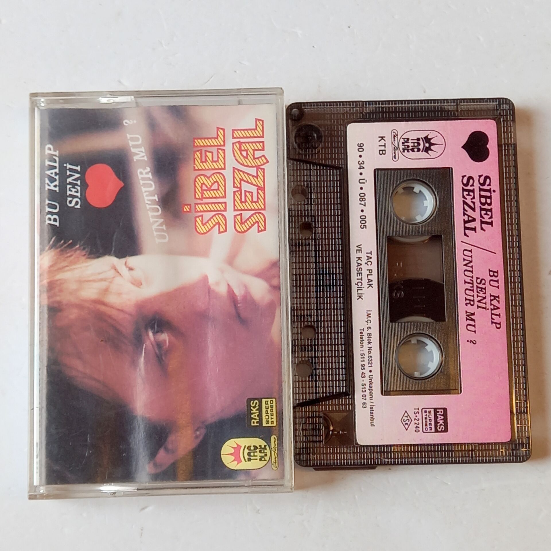 SİBEL SEZAL - BU KALP SENİ UNUTUR MU? (1990) - KASET 2.EL
