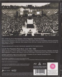 DEPECHE MODE - 101 (1988) - DIGIPACK BLU-RAY 2021 SIFIR