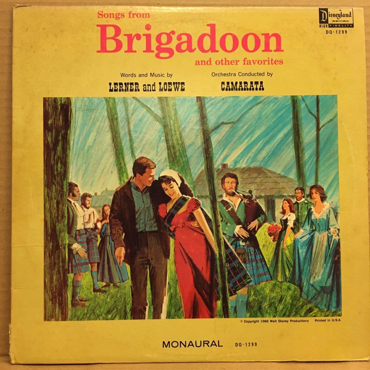 SONGS FROM BRIGADOON, LERNER AND LOEWE ORC. CONTUCTED BY CAMARATA 2.EL PLAKSNEY 2.EL PLAK