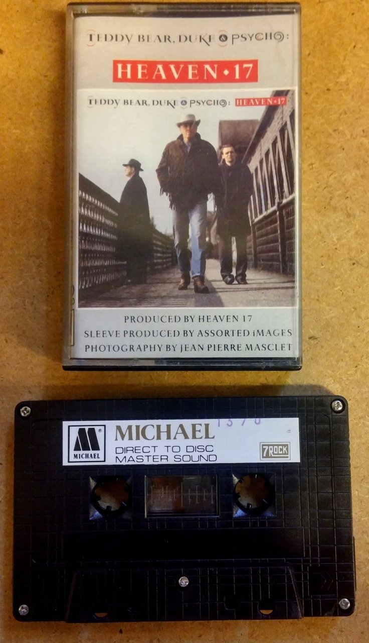 HEAVEN 17 - TEDDY BEAR, DUKE & PSYCHO CASSETTE MADE IN INDONESIA ''USED''