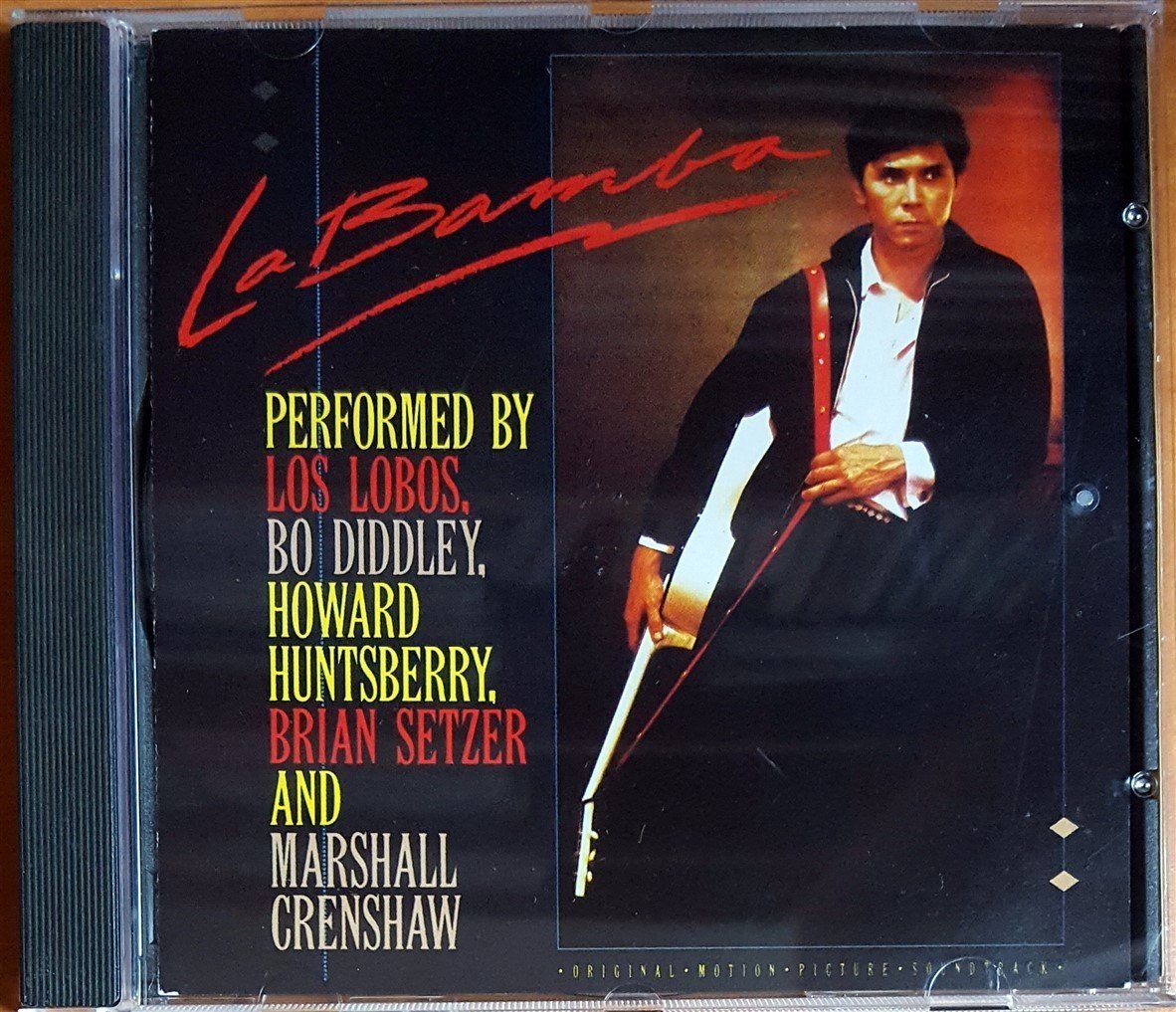 LA BAMBA SOUNDTRACK / LOS LOBOS, BO DIDDLEY, HOWARD HUNTSBERRY, BRIAN SETZER, MARSHALL CRENSHAW (1987) LONDON AMERICAN RECORDINGS CD 2.EL