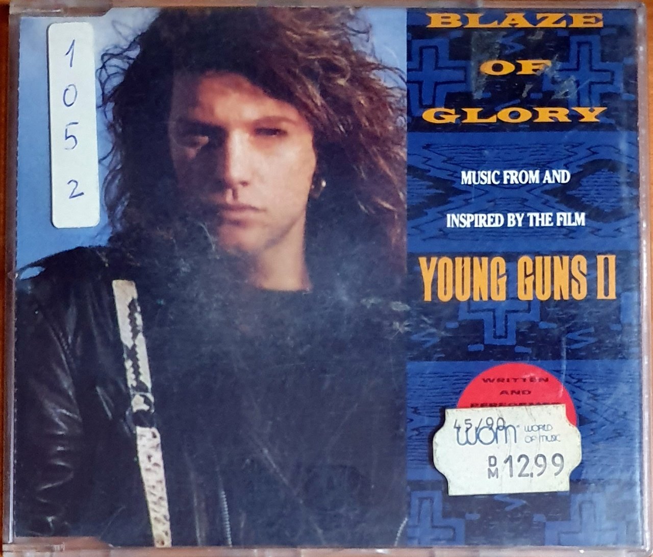JON BON JOVI - BLAZE OF GLORY (1990) - CD VERTIGO SINGLE 2.EL