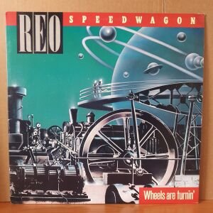 REO SPEEDWAGON - WHEELS ARE TURNIN' (1984) - LP 2.EL PLAK