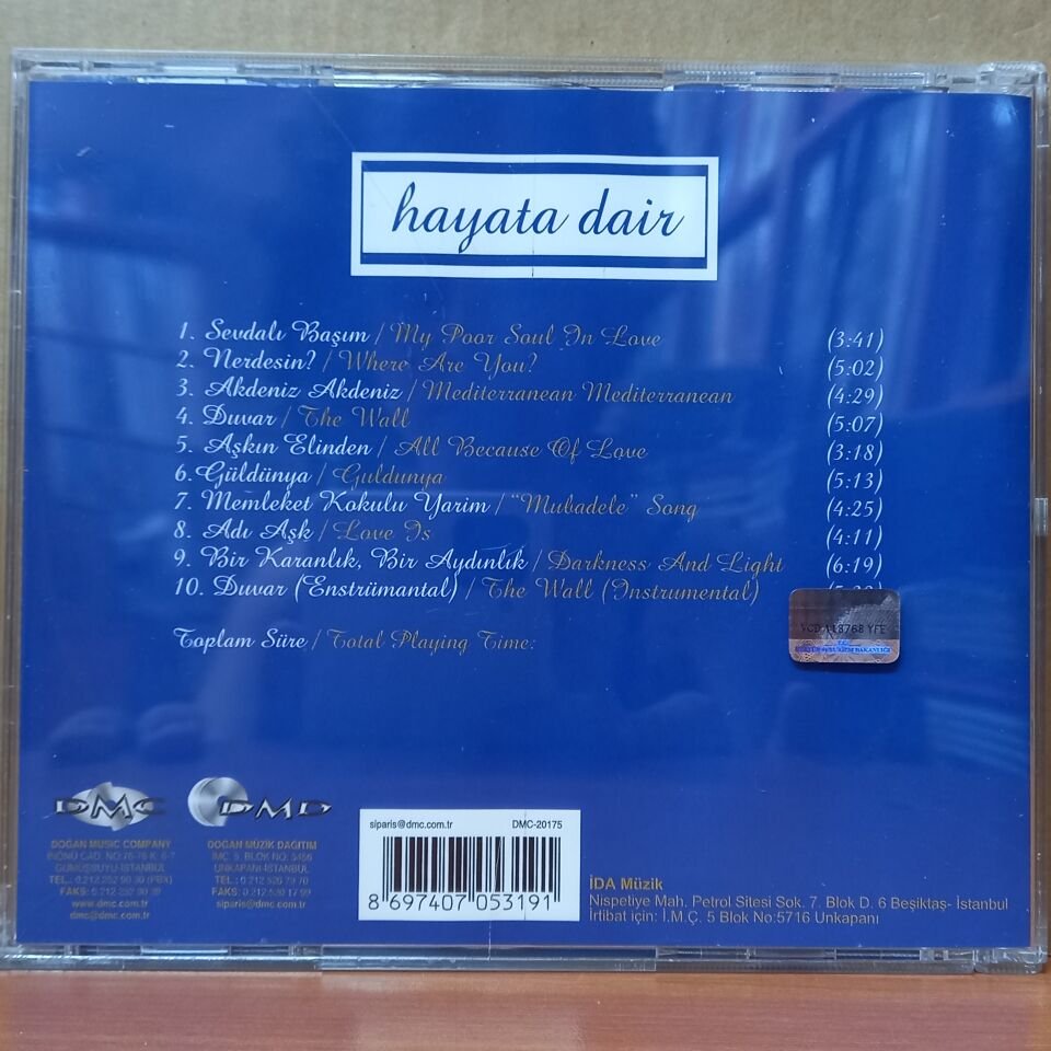 LİVANELİ – HAYATA DAİR (2005) - CD + VCD 2.EL
