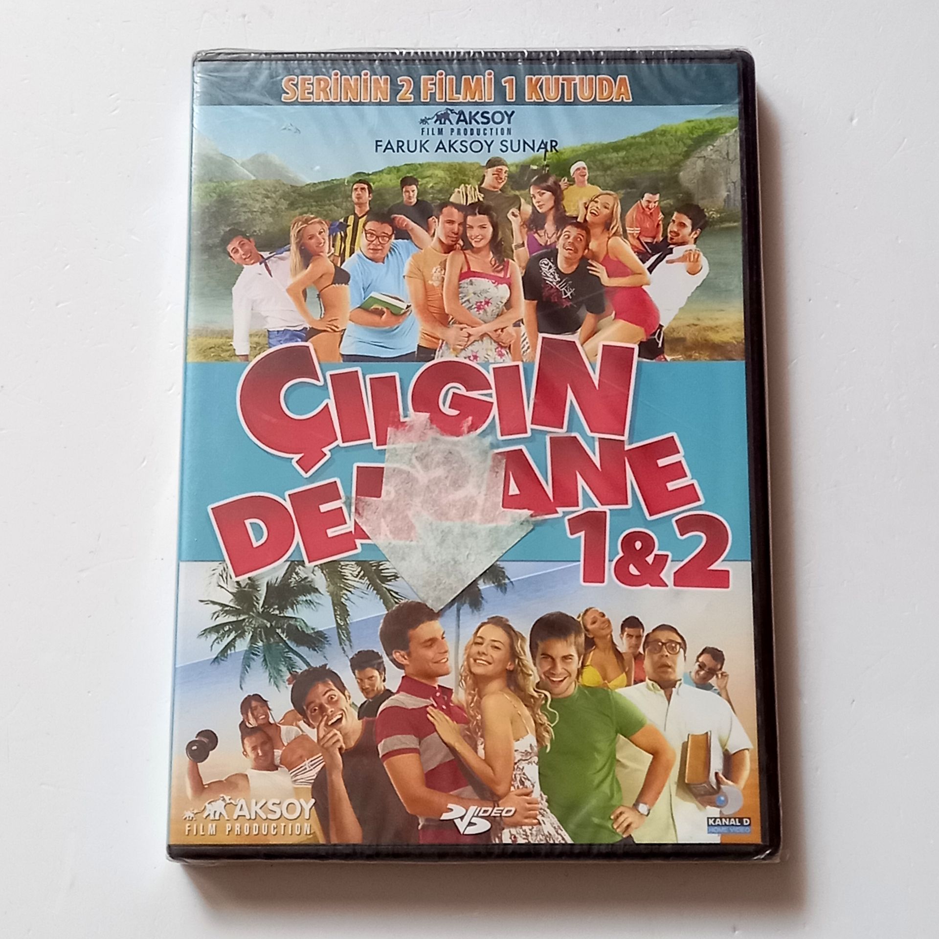 ÇILGIN DERSANE 1&2 - YÖN.:FARUK AKSOY - DVD AMBALAJINDA SIFIR