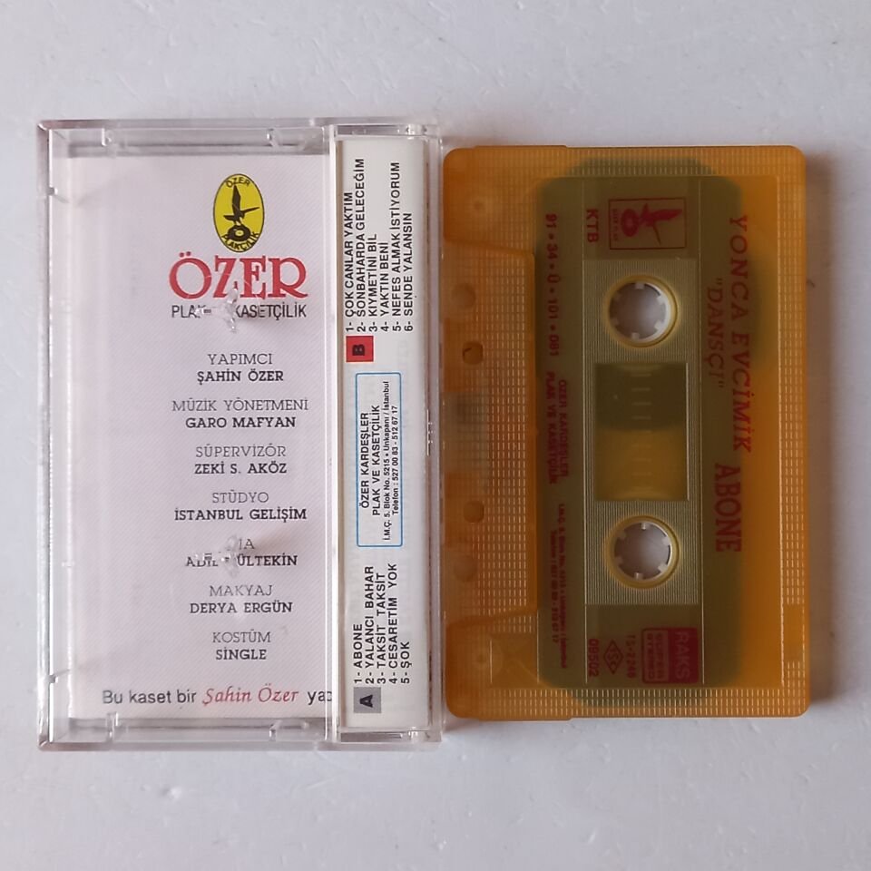 YONCA EVCİMİK - DANSÇI (1991) - KASET 2.EL