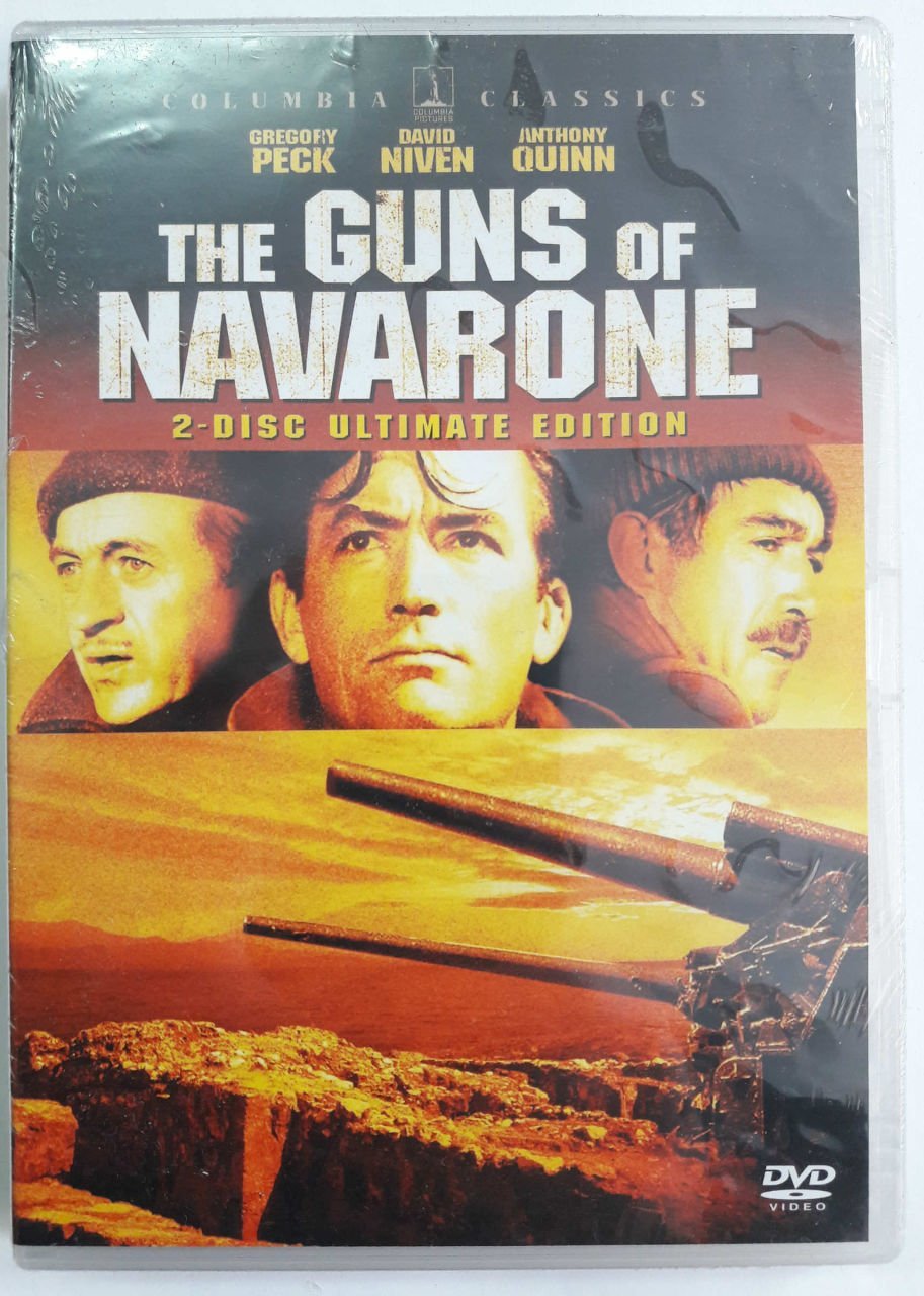 THE GUNS OF NAVARONE - GREGORY PECK - DAVID NIVEN - ANTHONY QUINN - 2DVD SIFIR TR ALTYAZI YOKTUR