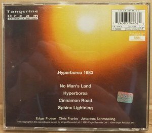 TANGERINE DREAM – HYPERBOREA (1983) - CD 2.EL
