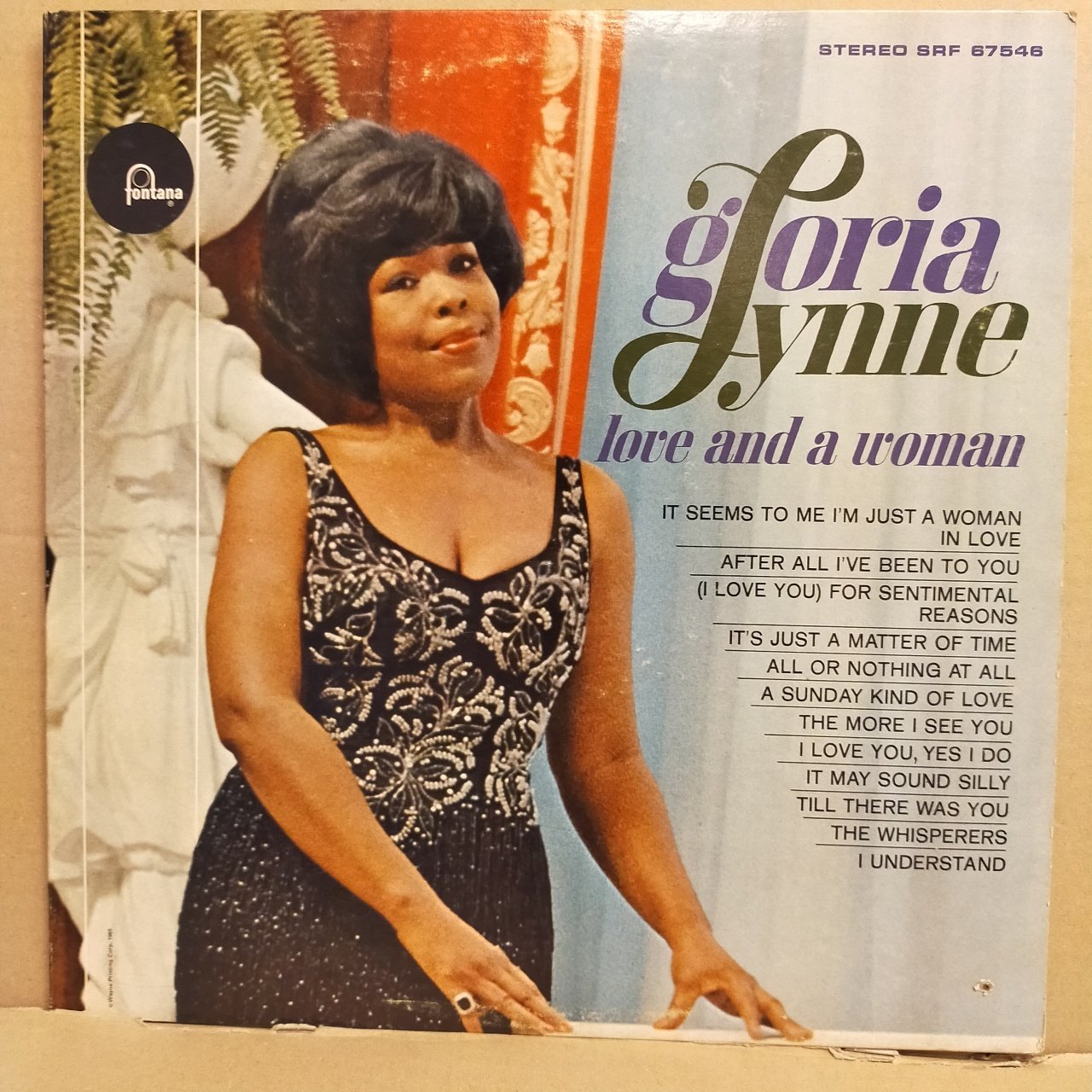 GLORIA LYNNE - LOVE AND A WOMAN (1966) - LP SOUL JAZZ 2.EL PLAK