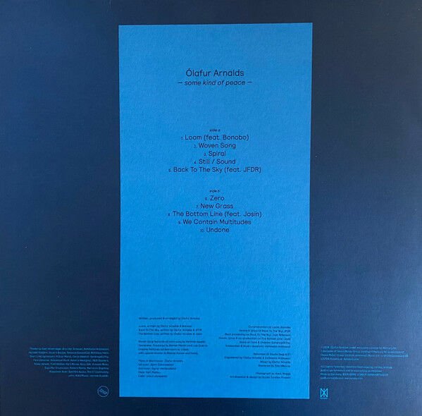 OLAFUR ARNALDS - SOME KIND OF PEACE (2020) - LP SIFIR PLAK