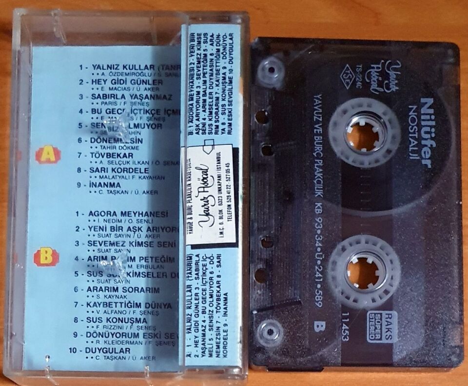 NİLÜFER - NOSTALJİ (1993) - KASET 2.EL