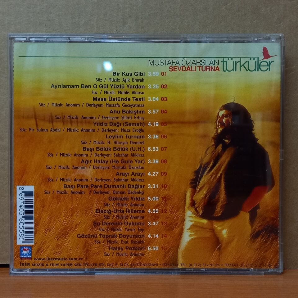 MUSTAFA ÖZARSLAN - SEVDALI TURNA - CD 2.EL
