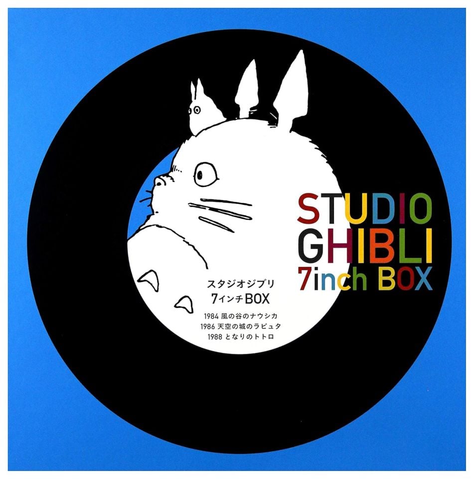 STUDIO GHIBLI 7 INCH BOX - JOE HISAISHI MY NEIGHBOR TOTORO / CASTLE IN THE SKY / NAUSICAA OF THE VALLEY... (2019) - 5 x 7'' VINYL RECORD COLOURED EDITION BOX SET SIFIR PLAK