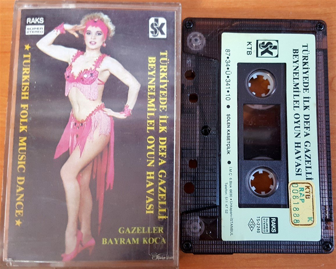 TÜRKİYEDE İLK DEFA GAZELLİ BEYNELMİLEL OYUN HAVASI / GAZELLER BAYRAM KOCA / ŞÖLEN KASETÇİLİK KASET 2.EL