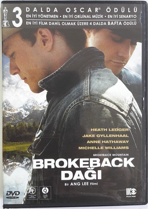 BROKEBACK DAĞI - BROKEBACK MOUNTAIN - HEATH LEDGER - JAKE GYLLENHAAL - ANNE HATHAWAY - ANG LEE - DVD 2.EL