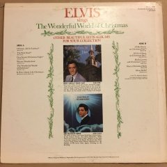 ELVIS PRESLEY - ELVIS SINGS THE WONDERFUL WORLD OF CHRISTMAS (1971) 1975 REISSUE 2.EL PLAK