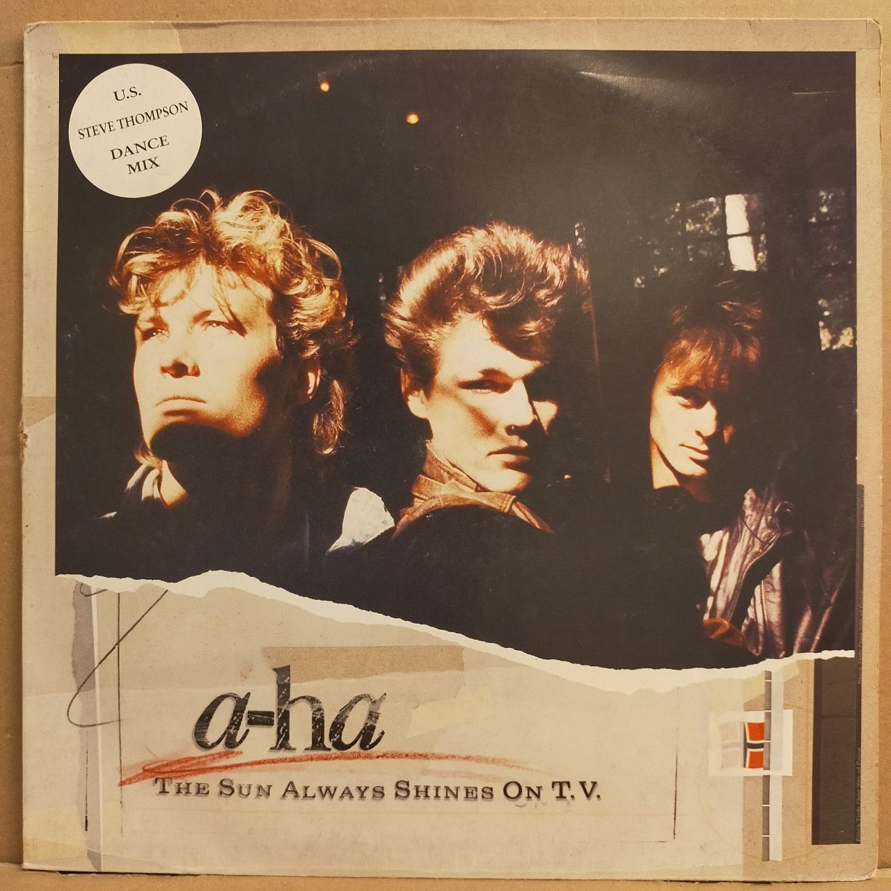 A-HA - THE SUN ALWAYS SHINES ON TV (1985) US STEVE THOMPSON DANCE MIX - 12'' 45RPM MAXI SINGLE 2.EL PLAK
