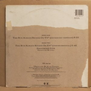 A-HA - THE SUN ALWAYS SHINES ON TV (1985) US STEVE THOMPSON DANCE MIX - 12'' 45RPM MAXI SINGLE 2.EL PLAK
