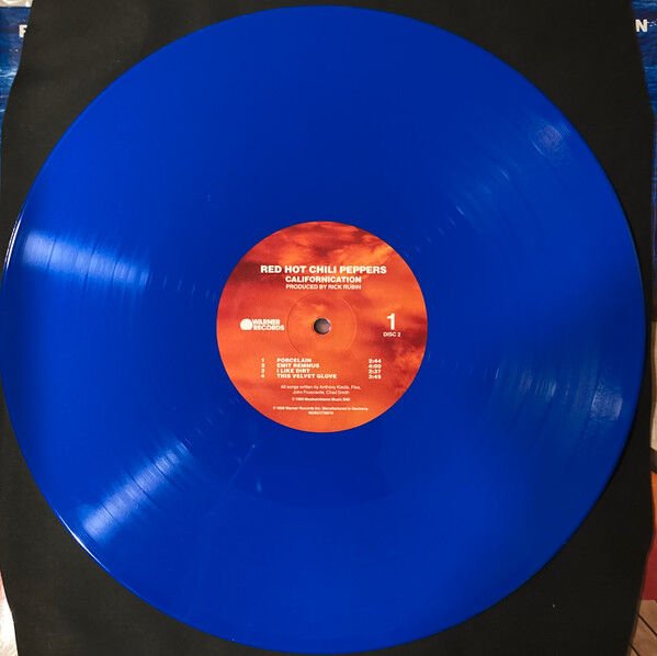 RED HOT CHILI PEPPERS - CALIFORNICATION (1999) - 2LP 2024 REISSUE LIMITED 25TH ANNIVERSARY EDITION RED & BLUE VINYL SIFIR PLAK