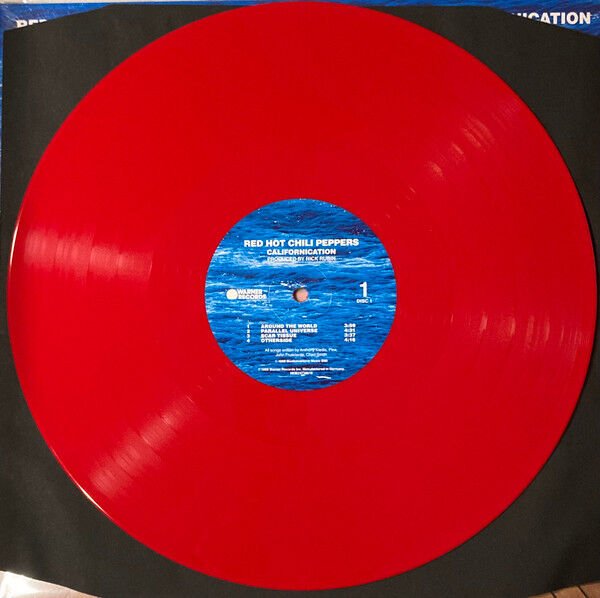 RED HOT CHILI PEPPERS - CALIFORNICATION (1999) - 2LP 2024 REISSUE LIMITED 25TH ANNIVERSARY EDITION RED & BLUE VINYL SIFIR PLAK