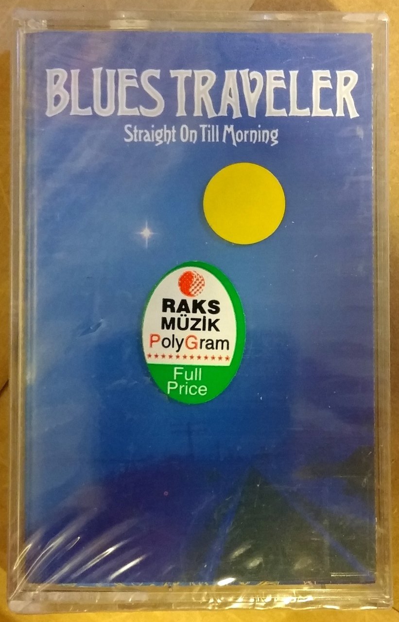 BLUES TRAVELER - STRAIGHT ON TILL MORNING CASSETTE 1997 MADE IN TURKEY ''NEW''