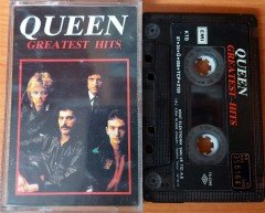 QUEEN - GREATEST HITS CASSETTE MADE IN TURKEY ''USED'' PAPER LABEL